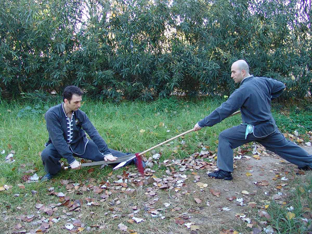 Eagle Claw Kung Fu Sabre vs Spear - (Σπαθί vs Λόγχη)
